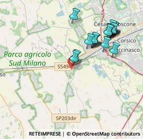 Mappa 20083 Gaggiano MI, Italia (4.129)