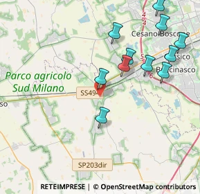 Mappa 20083 Gaggiano MI, Italia (4.31727)