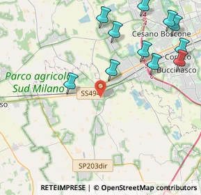 Mappa 20083 Gaggiano MI, Italia (5.08)