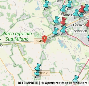 Mappa 20083 Gaggiano MI, Italia (6.54)