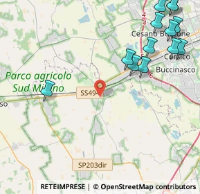 Mappa 20083 Gaggiano MI, Italia (5.78846)