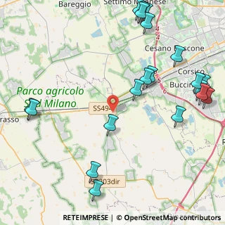 Mappa 20083 Gaggiano MI, Italia (5.6945)