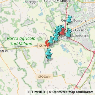 Mappa 20083 Gaggiano MI, Italia (2.77385)