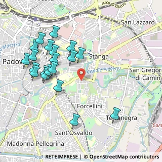 Mappa Via Marco Antonio Calza, 35128 Padova PD, Italia (1.079)