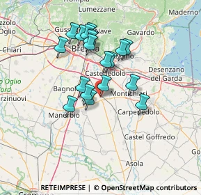 Mappa Via S. Caterina, 25016 Ghedi BS, Italia (11.72737)