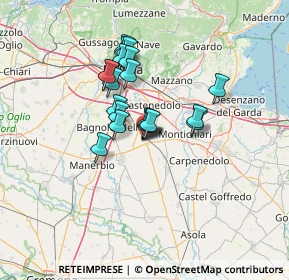 Mappa Via S. Caterina, 25016 Ghedi BS, Italia (9.9545)