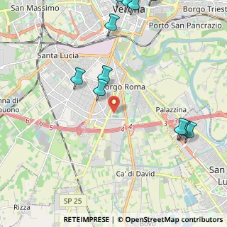Mappa Via Marchi, 37135 Verona VR, Italia (2.8775)