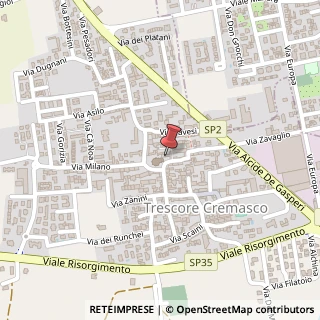 Mappa Via Papa Giovanni XXIII, 3, 26017 Trescore Cremasco, Cremona (Lombardia)