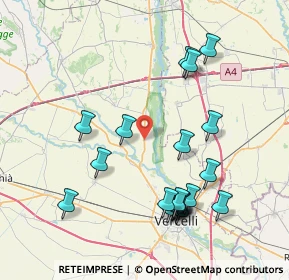 Mappa Strada Statale, 13030 Albano Vercellese VC, Italia (8.437)