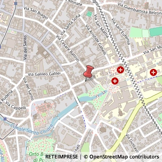 Mappa Via Ospedale Civile, 22, 35121 Padova, Padova (Veneto)