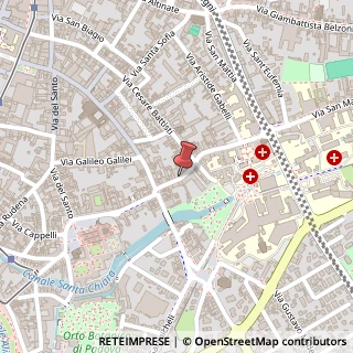 Mappa Via Ospedale Civile, 21, 35121 Padova, Padova (Veneto)