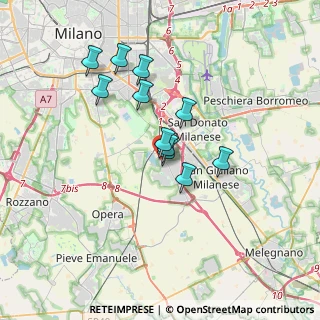 Mappa Via Benaco, 20098 Area Industriale MI, Italia (2.77636)