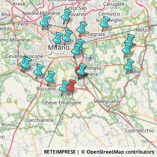 Mappa Via Benaco, 20098 Area Industriale MI, Italia (8.4095)