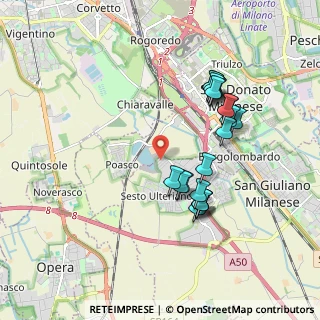 Mappa Via Benaco, 20098 Area Industriale MI, Italia (1.752)