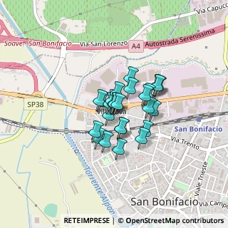 Mappa Piazza S. Benedetto, 37047 San Bonifacio VR, Italia (0.24615)