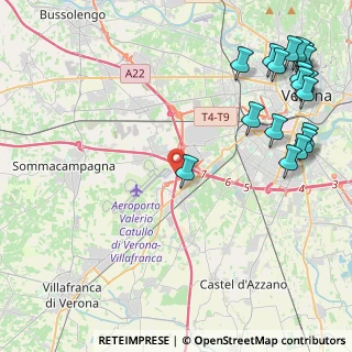 Mappa Autostrada del Brennero, 37062 Dossobuono VR, Italia (6.075)