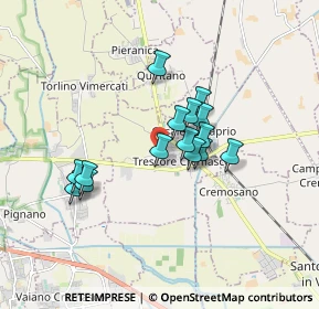 Mappa Via Montello, 26017 Trescore Cremasco CR, Italia (1.30467)