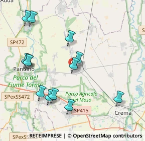 Mappa Via Montello, 26017 Trescore Cremasco CR, Italia (4.36615)