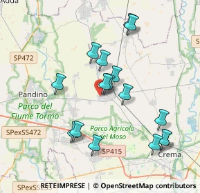 Mappa Via Montello, 26017 Trescore Cremasco CR, Italia (3.69938)