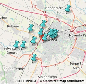 Mappa Via Valeggio, 35141 Padova PD, Italia (2.65429)