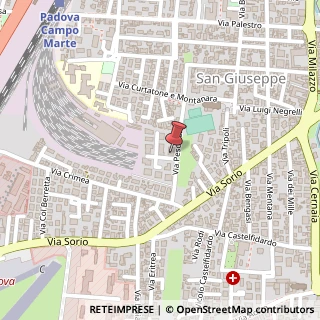Mappa Via Valeggio, 2, 35141 Padova, Padova (Veneto)