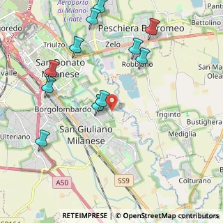 Mappa Via Carpianello, 20098 San Giuliano Milanese MI, Italia (2.37818)