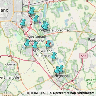 Mappa Via Carpianello, 20098 San Giuliano Milanese MI, Italia (4.1375)