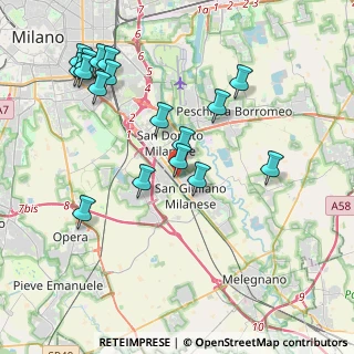 Mappa Via Privata Carducci, 20098 San Giuliano Milanese MI, Italia (4.30647)
