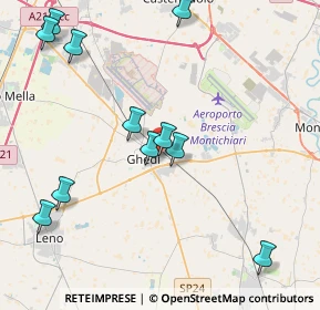 Mappa Via Niccolò Machiavelli, 25016 Ghedi BS, Italia (4.68636)