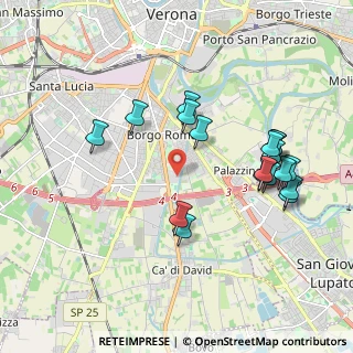 Mappa Viabilità Policlinico Rossi Borgo Roma, 37134 Verona VR, Italia (1.98167)