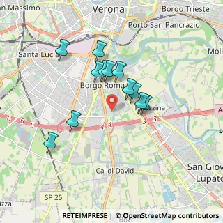 Mappa Viabilità Policlinico Rossi Borgo Roma, 37134 Verona VR, Italia (1.4925)