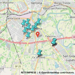 Mappa Viabilità Policlinico Rossi Borgo Roma, 37134 Verona VR, Italia (1.69571)