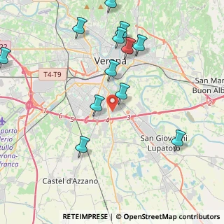 Mappa Viabilità Policlinico Rossi Borgo Roma, 37134 Verona VR, Italia (4.67833)