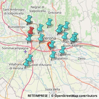 Mappa Viabilità Policlinico Rossi Borgo Roma, 37134 Verona VR, Italia (7.08222)