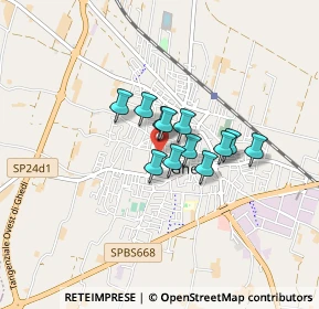 Mappa Via Monte Grappa, 25016 Ghedi BS, Italia (0.495)