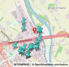 Mappa Strada Corte Garofolo, 37057 Verona VR, Italia (0.5275)
