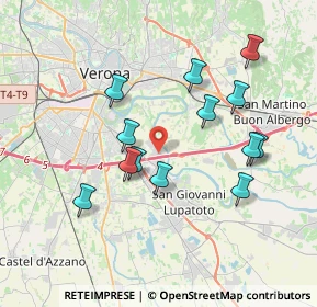 Mappa Strada Corte Garofolo, 37057 Verona VR, Italia (3.50846)