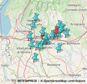 Mappa Strada Corte Garofolo, 37057 Verona VR, Italia (9.5695)