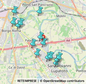 Mappa Strada Corte Garofolo, 37057 Verona VR, Italia (2.02071)