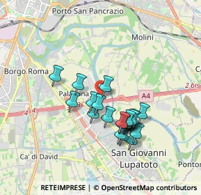 Mappa Strada Corte Garofolo, 37057 Verona VR, Italia (1.5045)
