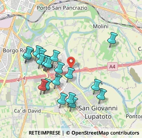 Mappa Strada Corte Garofolo, 37057 Verona VR, Italia (1.835)