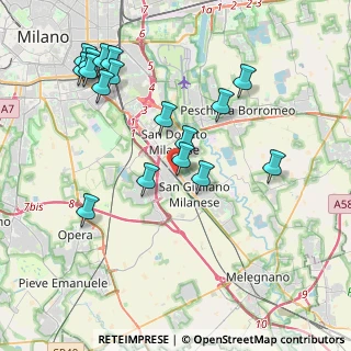 Mappa Via Leonardo Da Vinci, 20098 San Giuliano Milanese MI, Italia (4.24)