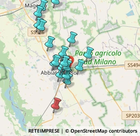 Mappa SP ex Strada Statale 526 dell'Est Ticino, 20081 Abbiategrasso MI, Italia (2.994)