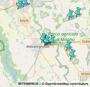 Mappa SP ex Strada Statale 526 dell'Est Ticino, 20081 Abbiategrasso MI, Italia (3.57727)