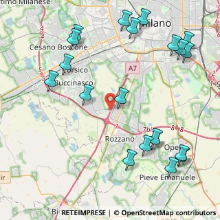 Mappa A7 Milano - Genova, 20090 Assago MI, Italia (5.415)