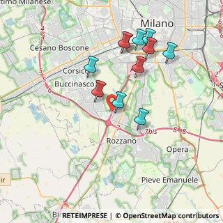 Mappa A7 Milano - Genova, 20090 Assago MI, Italia (3.64818)