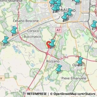 Mappa A7 Milano - Genova, 20090 Assago MI, Italia (6.74235)