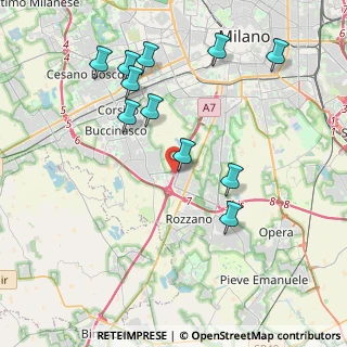 Mappa A7 Milano - Genova, 20090 Assago MI, Italia (4.16182)