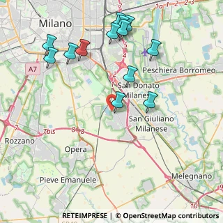 Mappa Via Verbano, 20098 Area Industriale MI, Italia (4.61462)