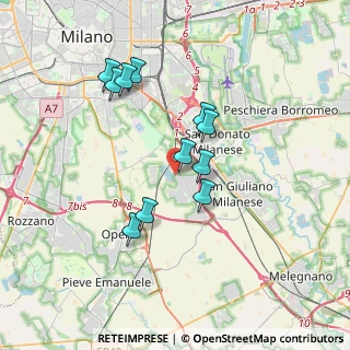 Mappa Via Verbano, 20098 Area Industriale MI, Italia (3.15636)